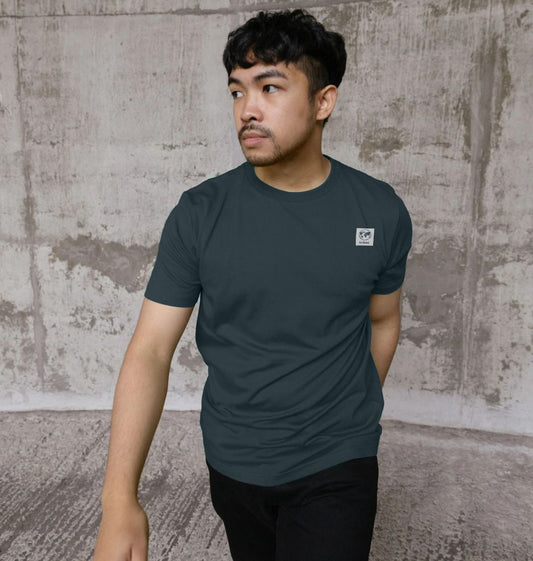 Men's titan arum back design organic cotton t-shirt